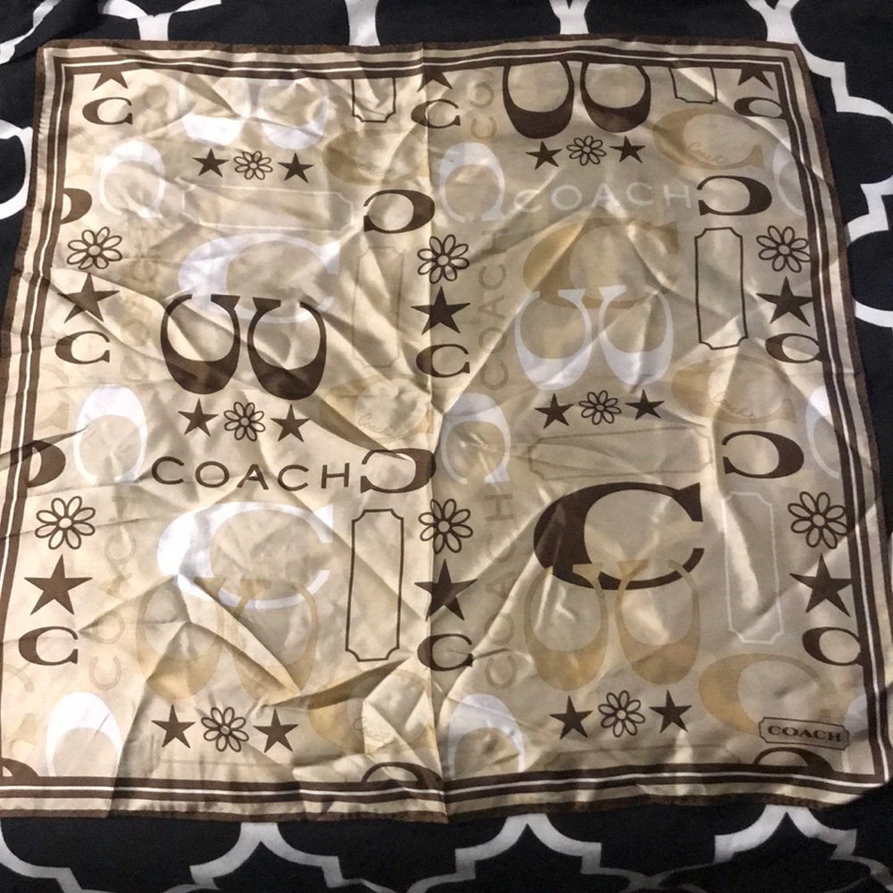 Coach silk handkerchief